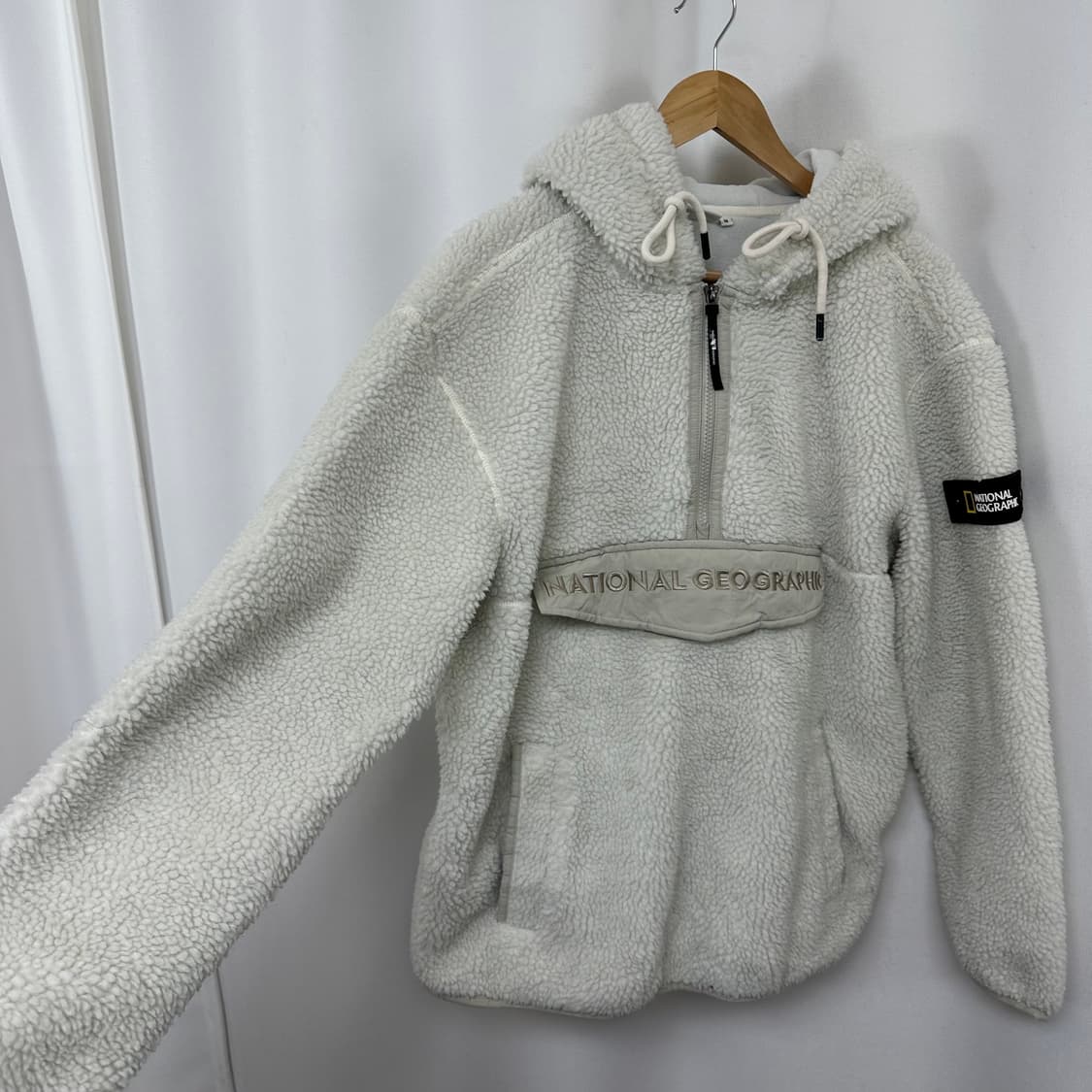 네셔널지오그래픽 남자 도톰 기모 후드티 95 M  IE 상품이미지3