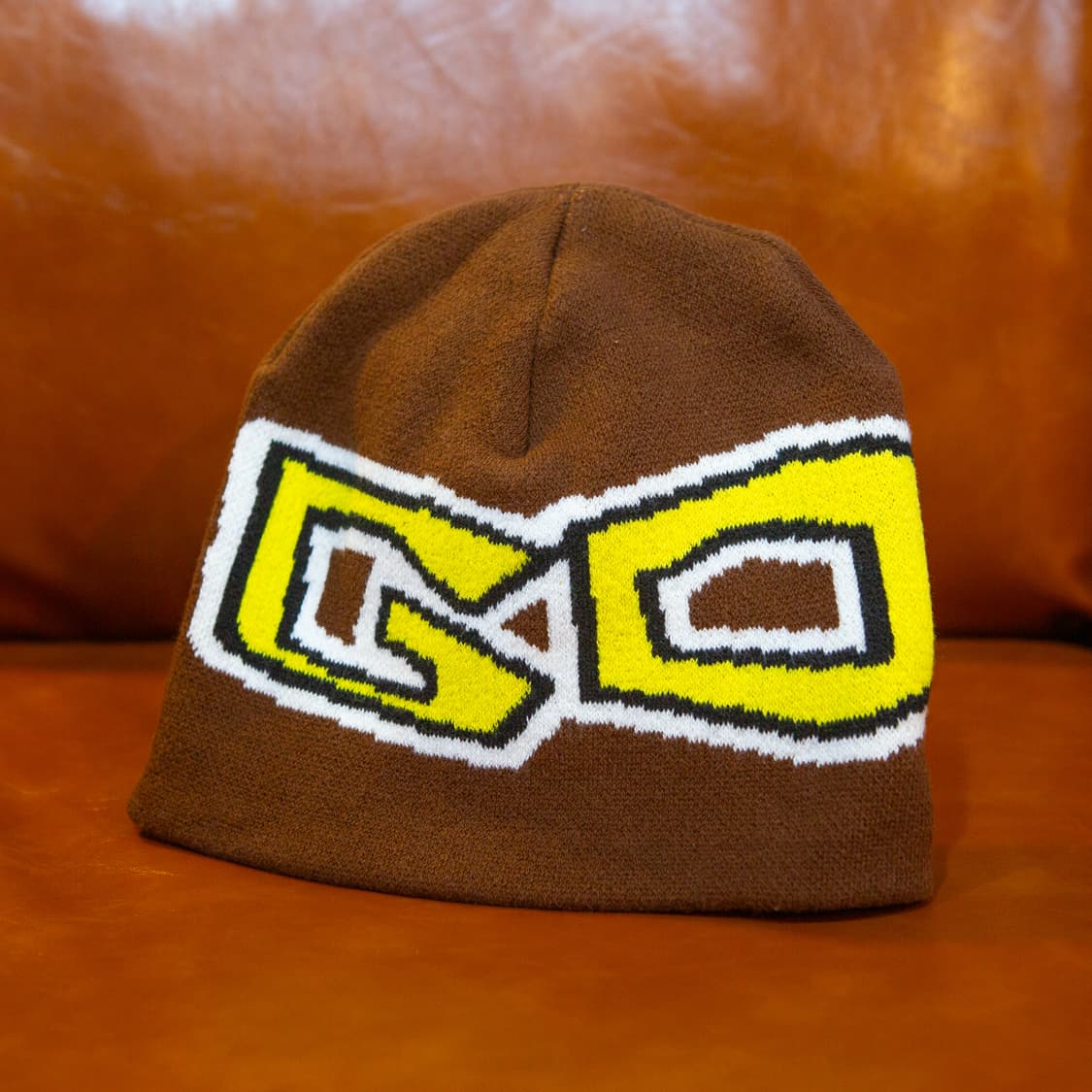 골프왕 퀵로고 비니 브라운 상품이미지1