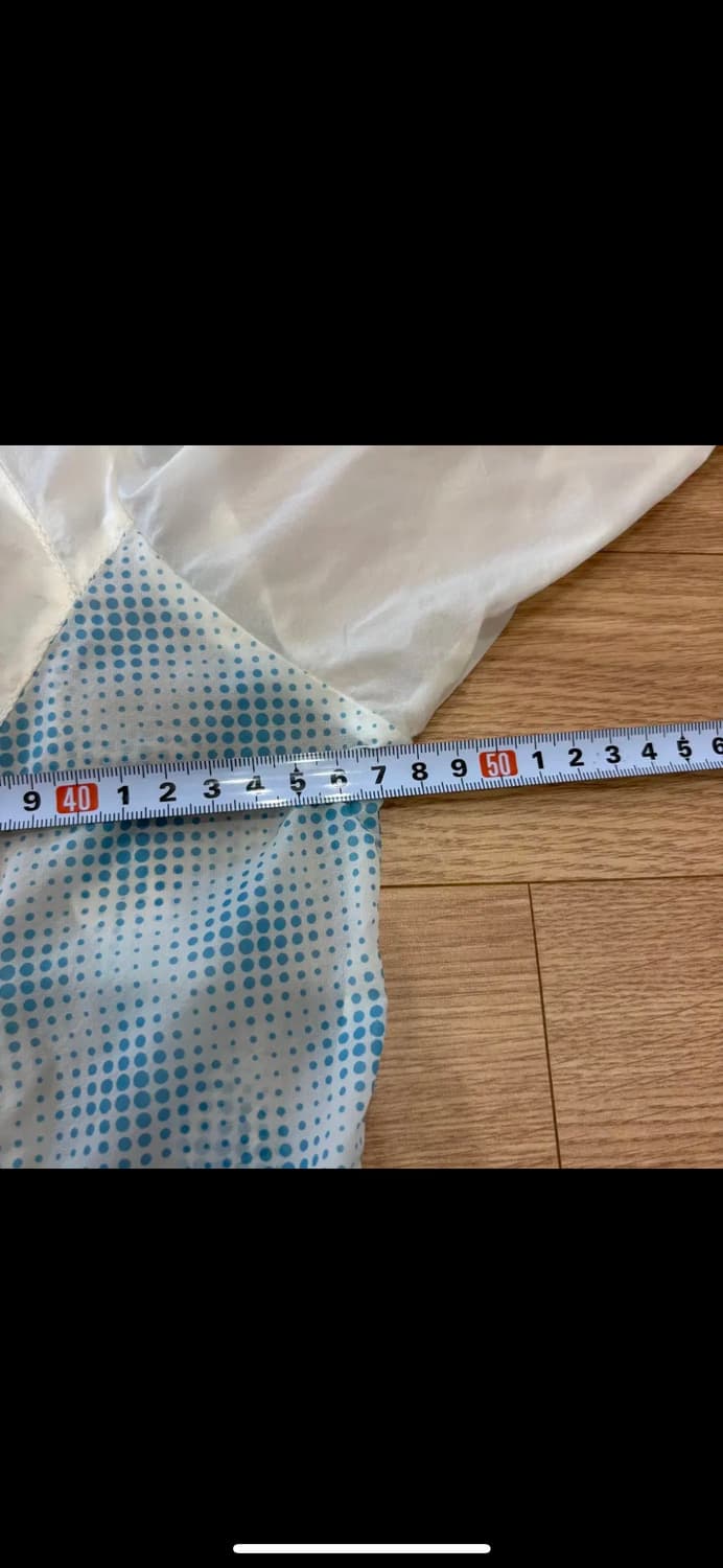 K2 화이트/블루 바람막이 후드 자켓 100 상품이미지9