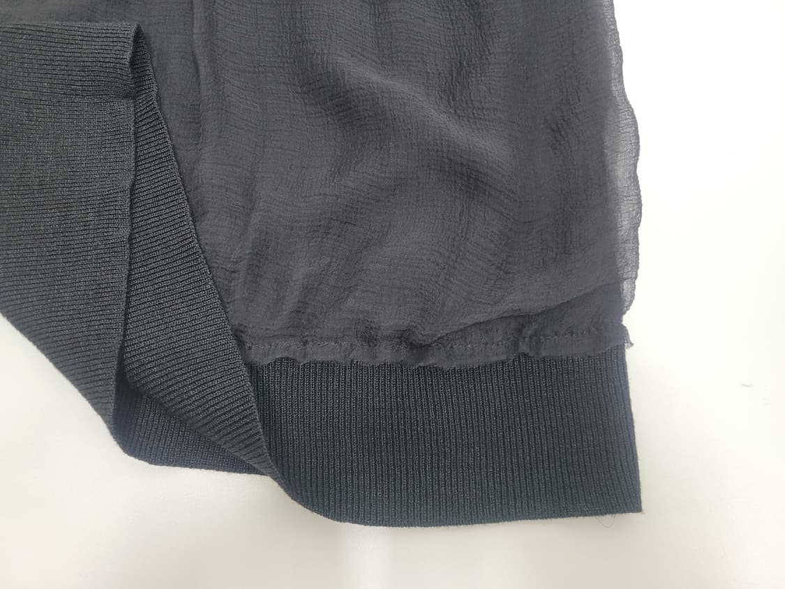 DKNY 도나카란뉴욕 실크 시스루 슬리브리스 / 여 S 블랙
 상품이미지5