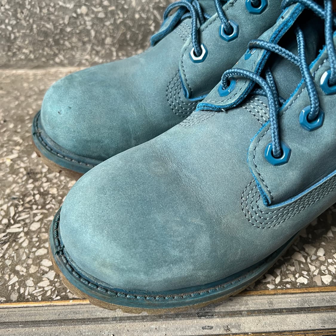 팀버랜드 6인치 프리미엄 워터프루프 블루 부츠 상품이미지4