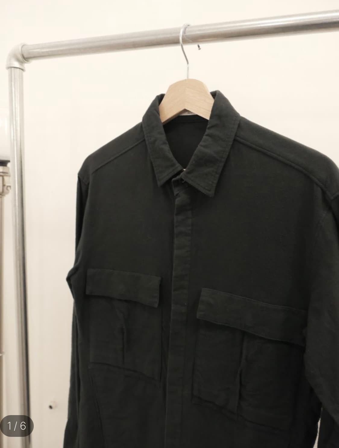 Helmut lang pocket flannel shirt 상품이미지1