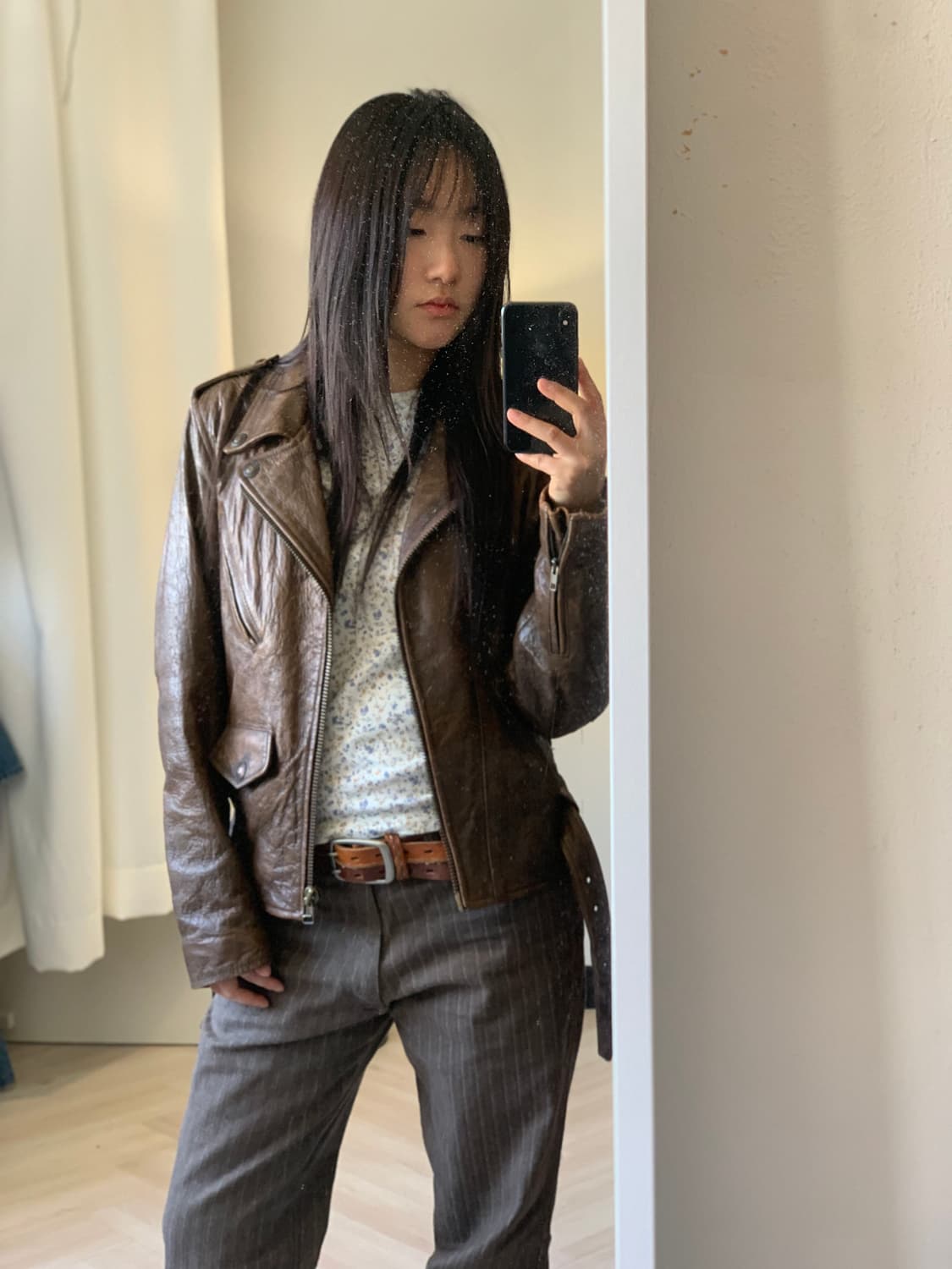 [3rd. Avion] sheepskin leather jacket 상품이미지2