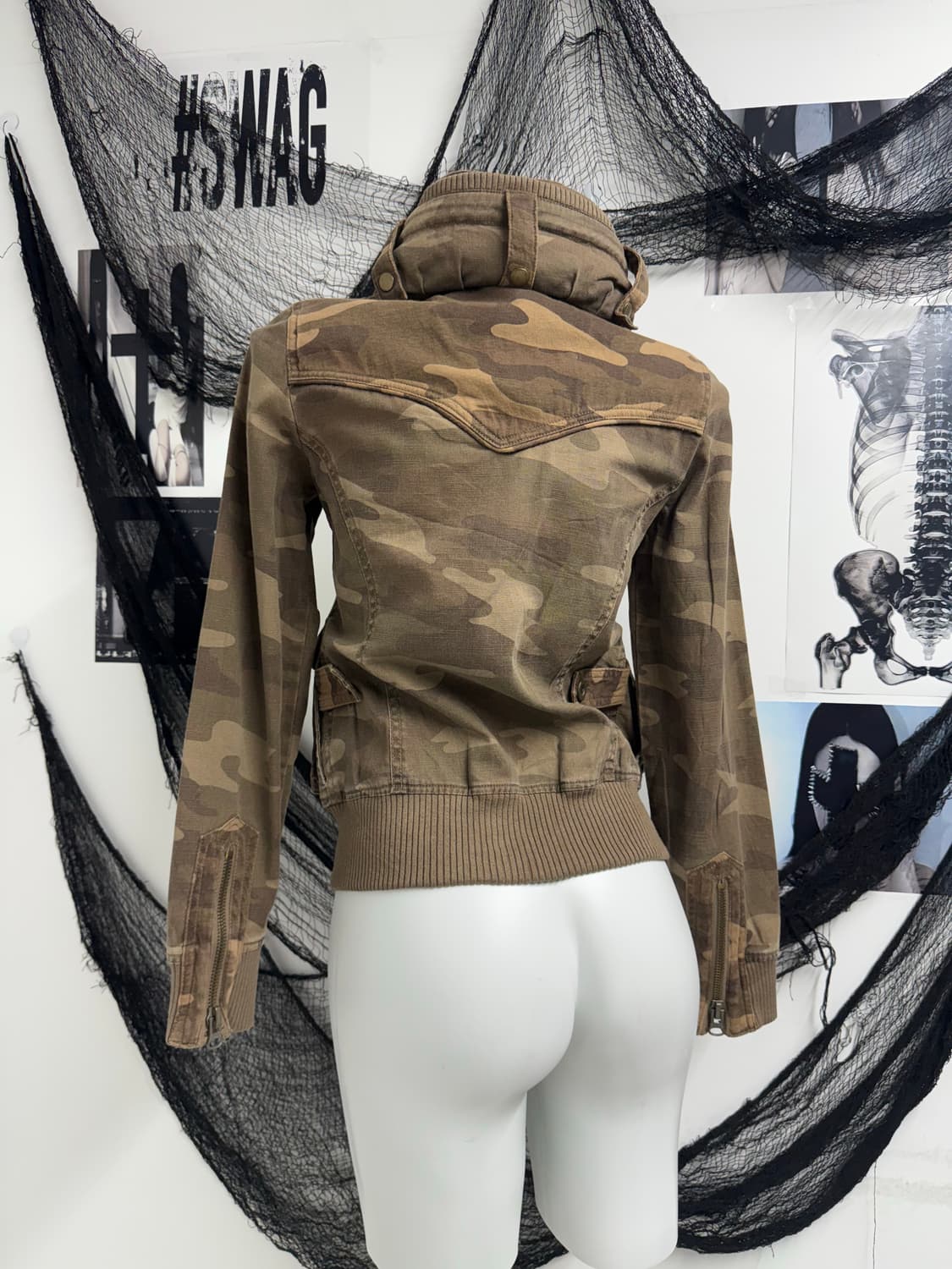 00s cargo pattern twoway jacket 상품이미지3