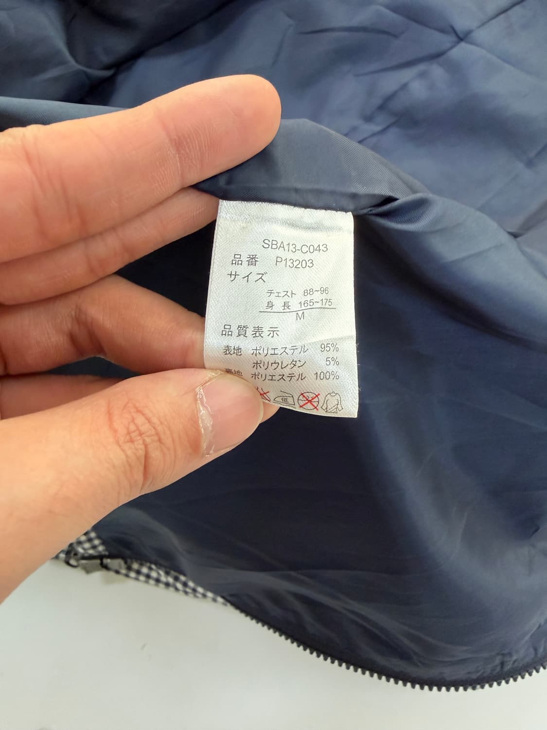 CHAPS 깅엄체크 후드 집업 자켓 상품이미지6