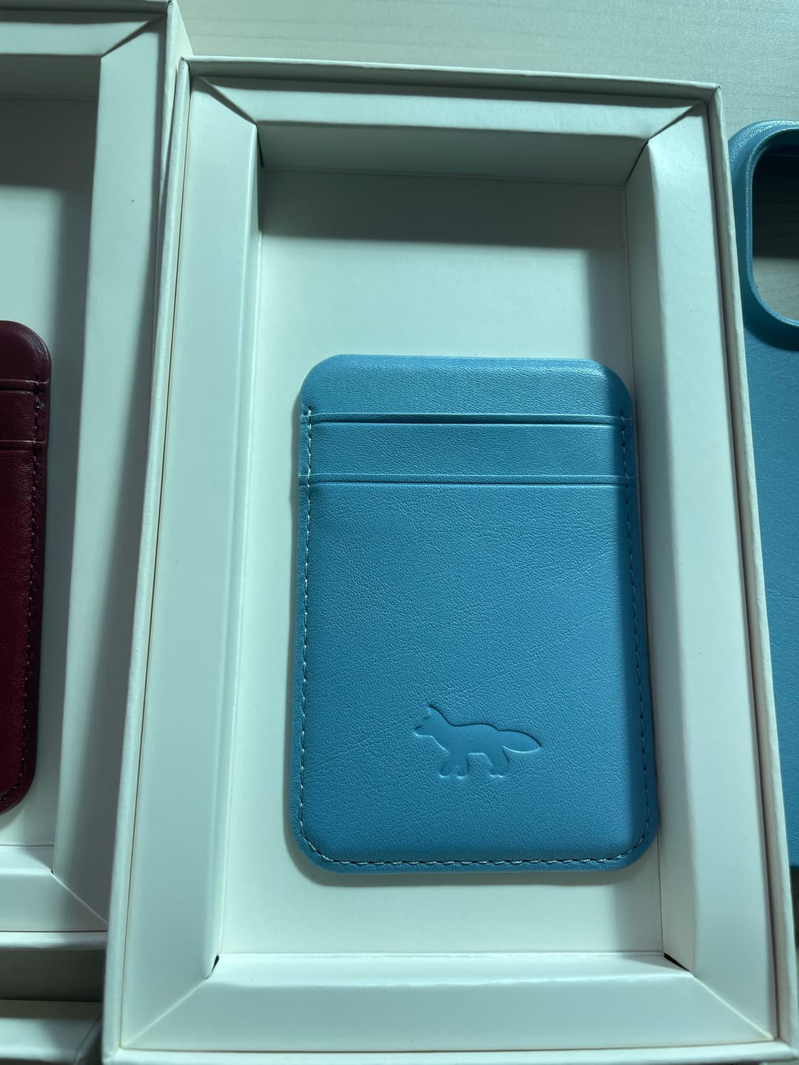 메종키츠네 아이폰14pro 케이스, 맥세이프 지갑 상품이미지5