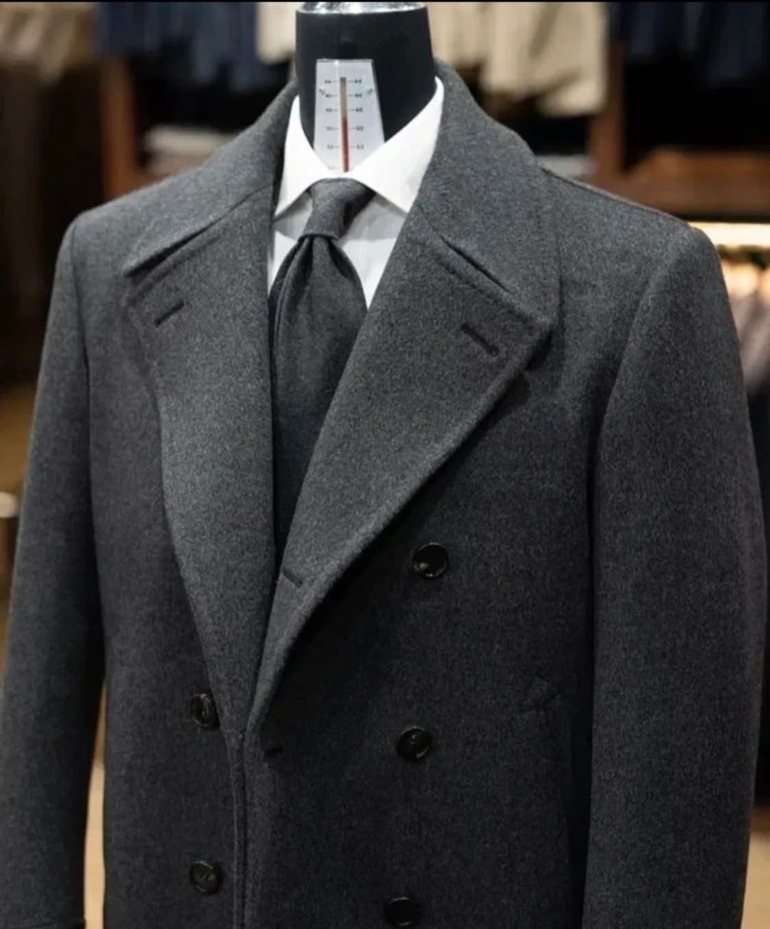 [52]라마르쉐X로베레 캐시미어울 피코트 / 링자켓 상품이미지4