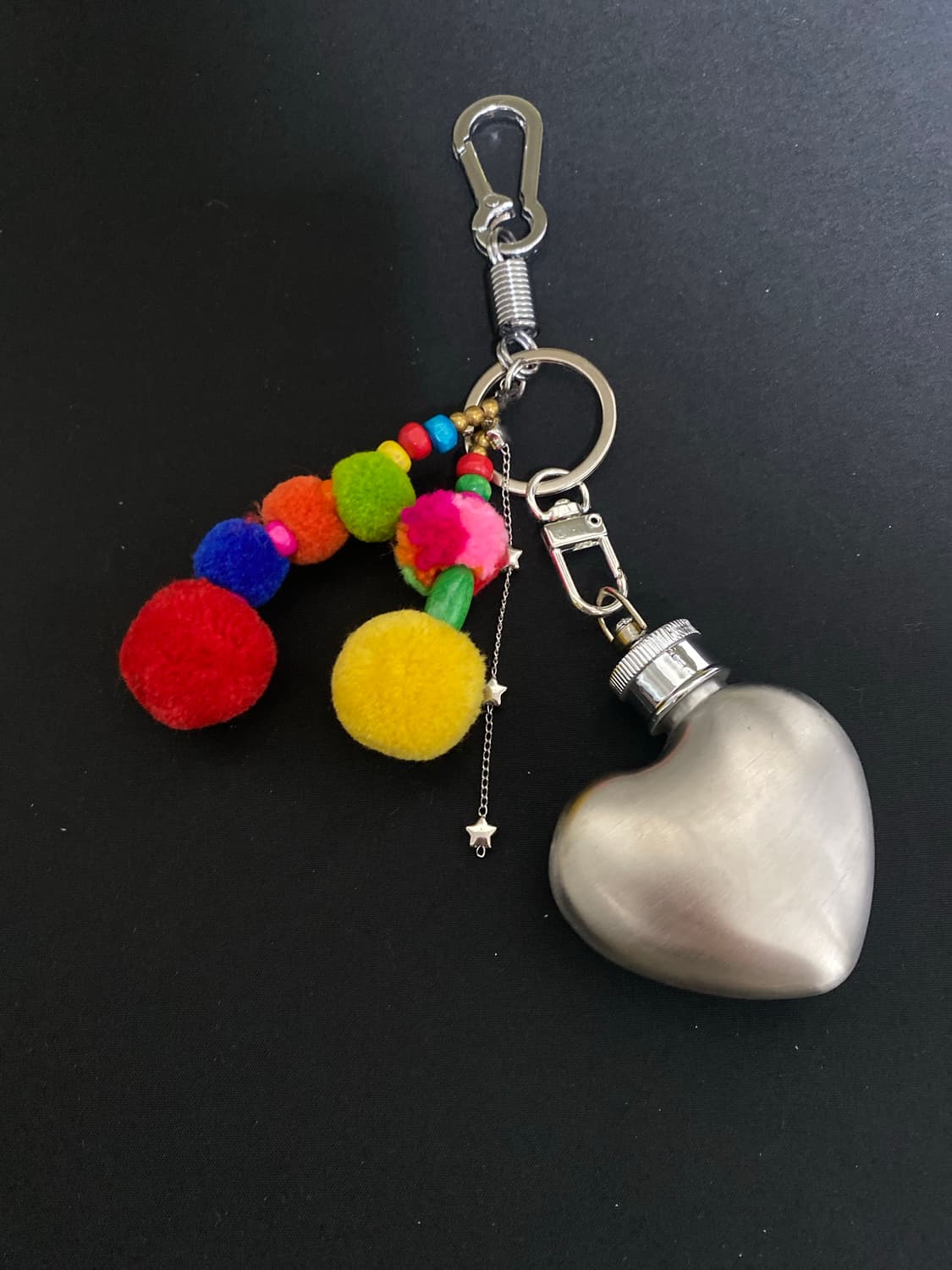 겨울 포인트 폼폼 키링 상품이미지4