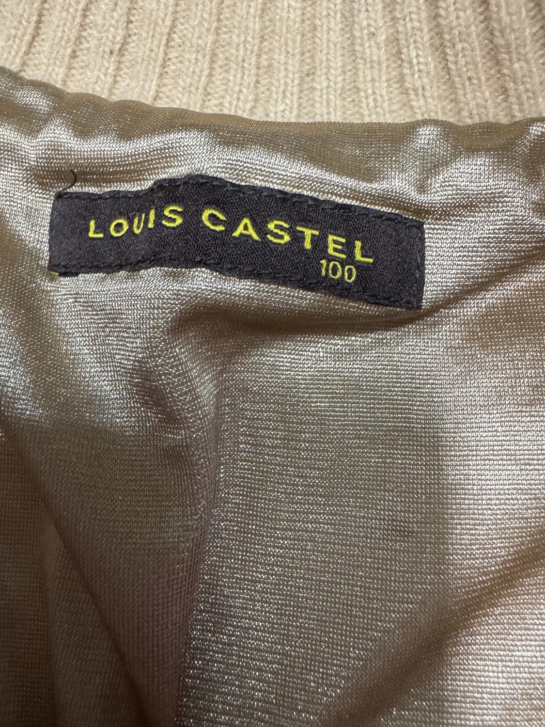 루이까스텔 골프 방풍 귀여운 니트 집업 베스트 L 상품이미지3