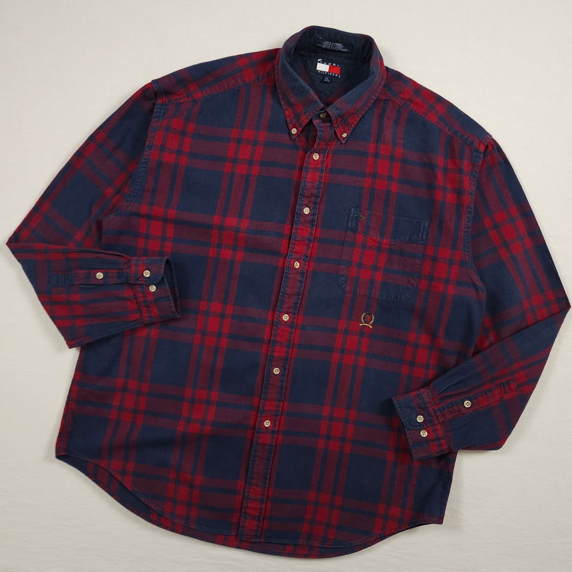 2XL(110) 타미 힐피거 플란넬 타탄체크 셔츠 상품이미지2