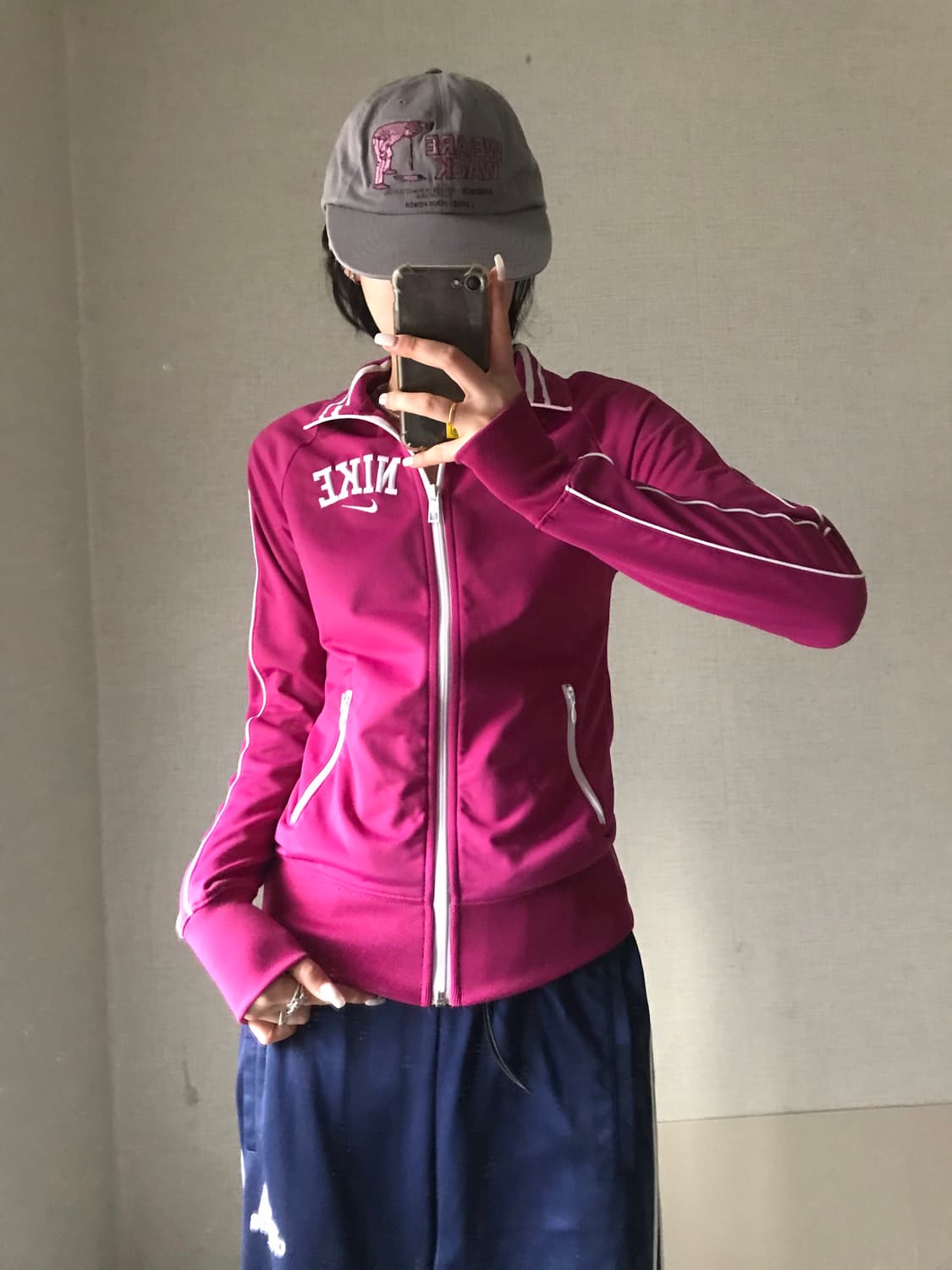 나이키 핑크 슬림핏 져지 상품이미지5