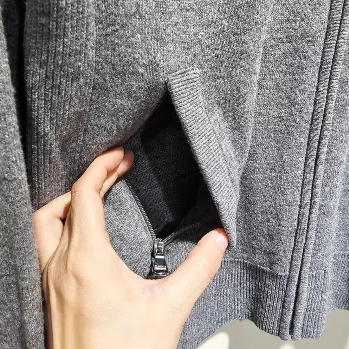 빈폴 남성 울 캐시미어 집업 가디건 95 상품이미지6