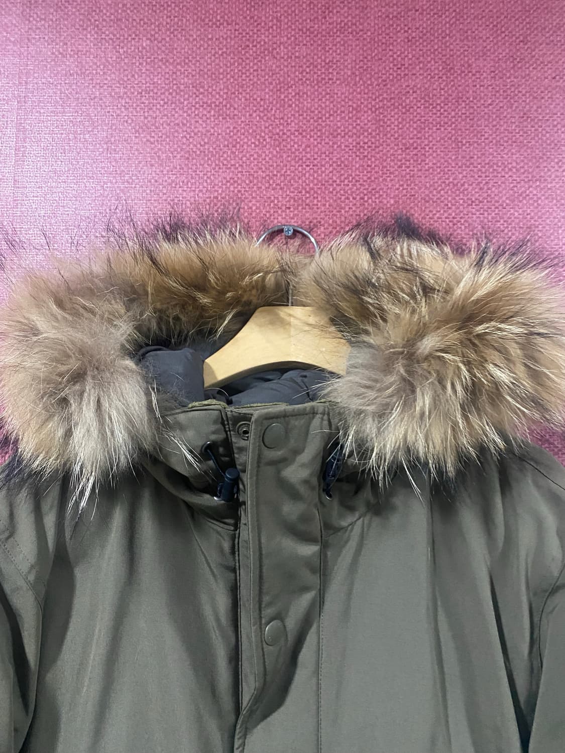 커버낫 카키 패딩 L 상품이미지2