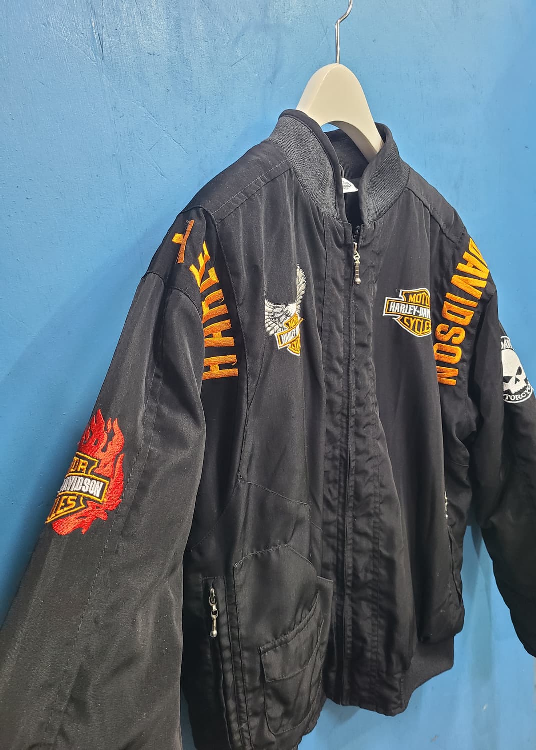 희귀 빈티지 할리데이비슨 블루종 상품이미지6