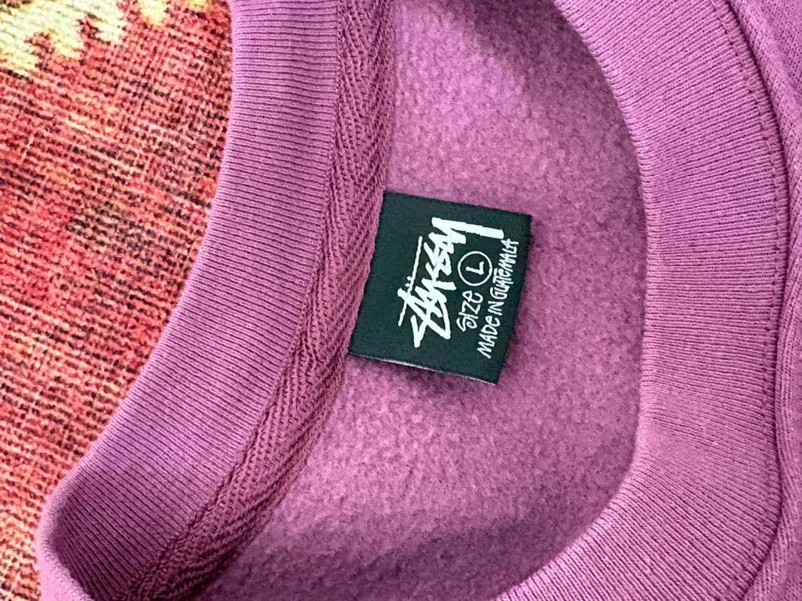 스투시 맨투맨 베리 L 상품이미지3