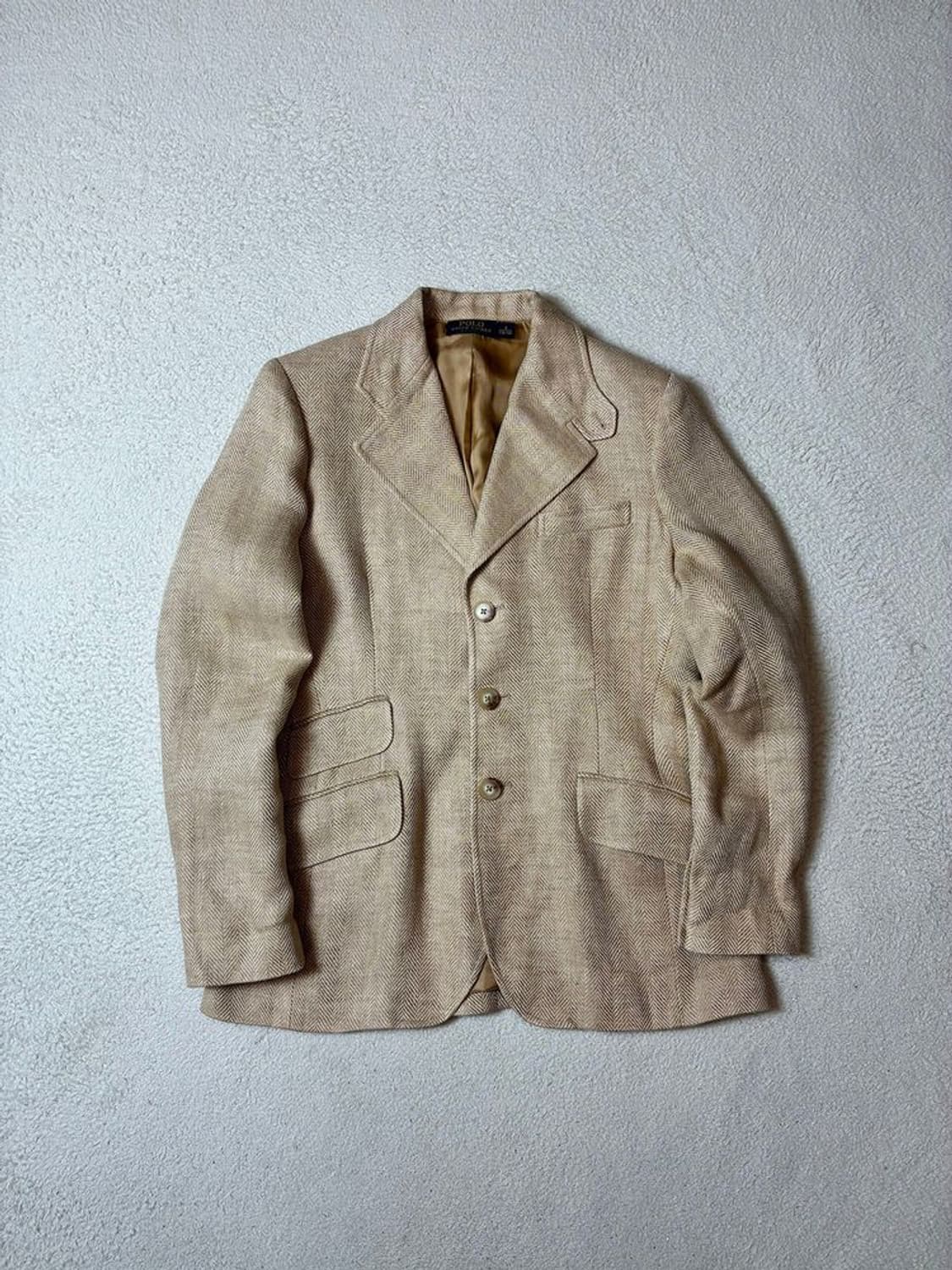 폴로 랄프로렌 우먼스 해링본 린넨 블레이저 자켓 PN7603 상품이미지1