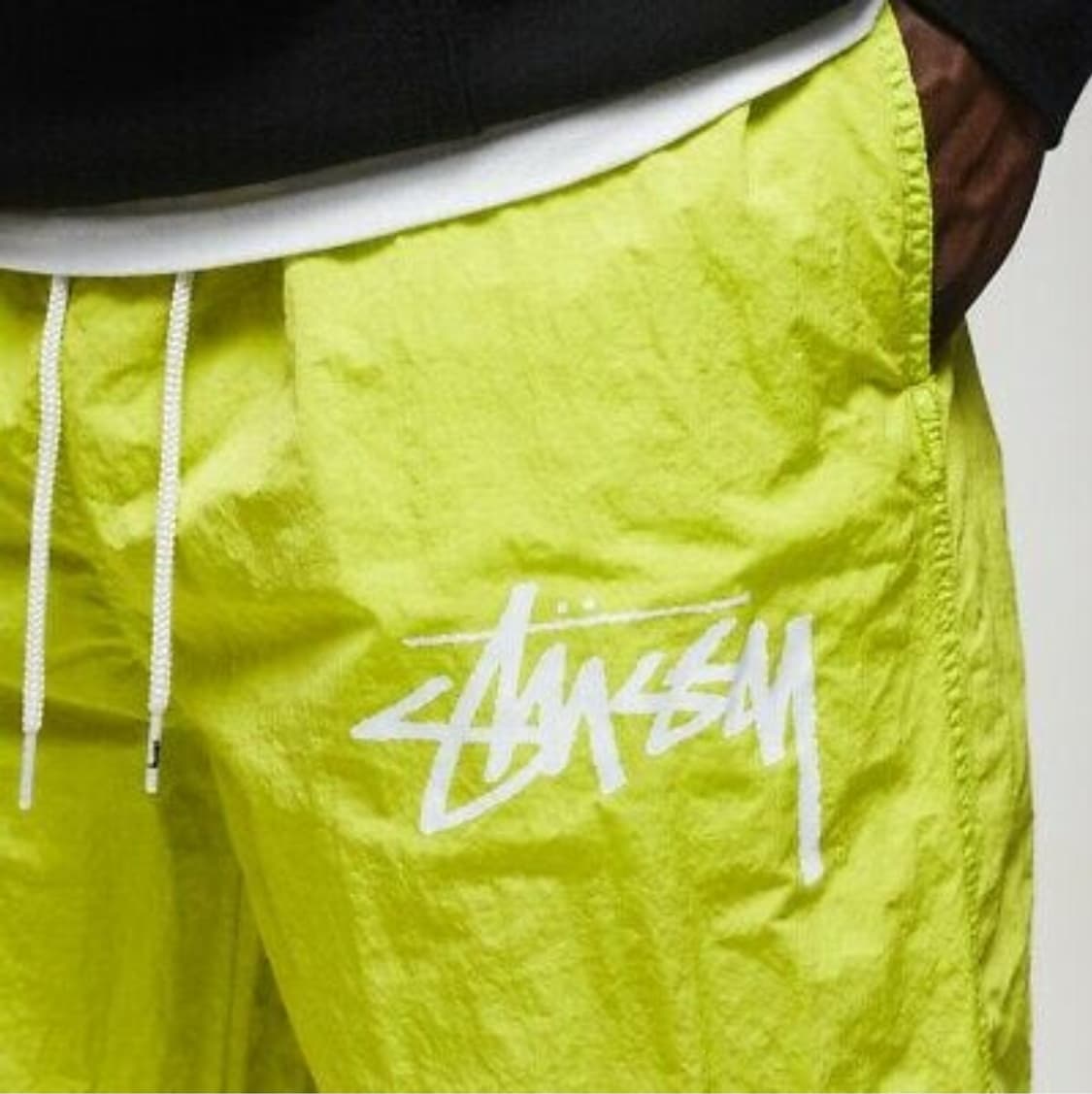[M] 나이키 스투시 비치 팬츠 라임 그린 상품이미지4