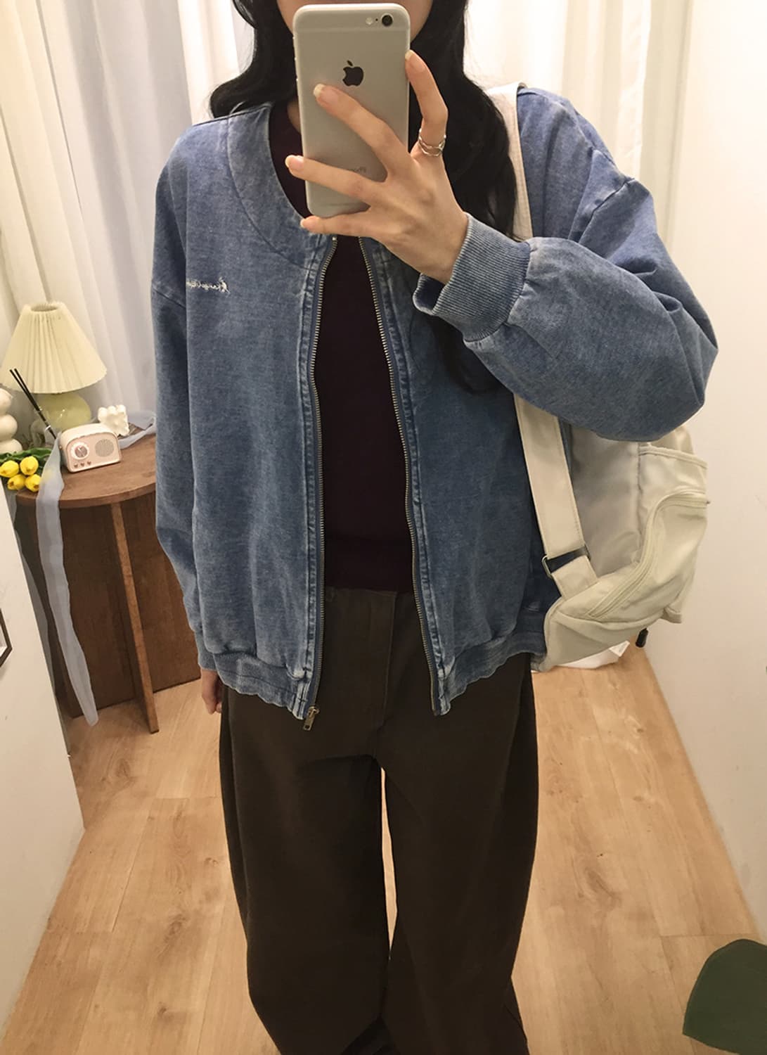 Women Kangol Denim Jacket 100 상품이미지2