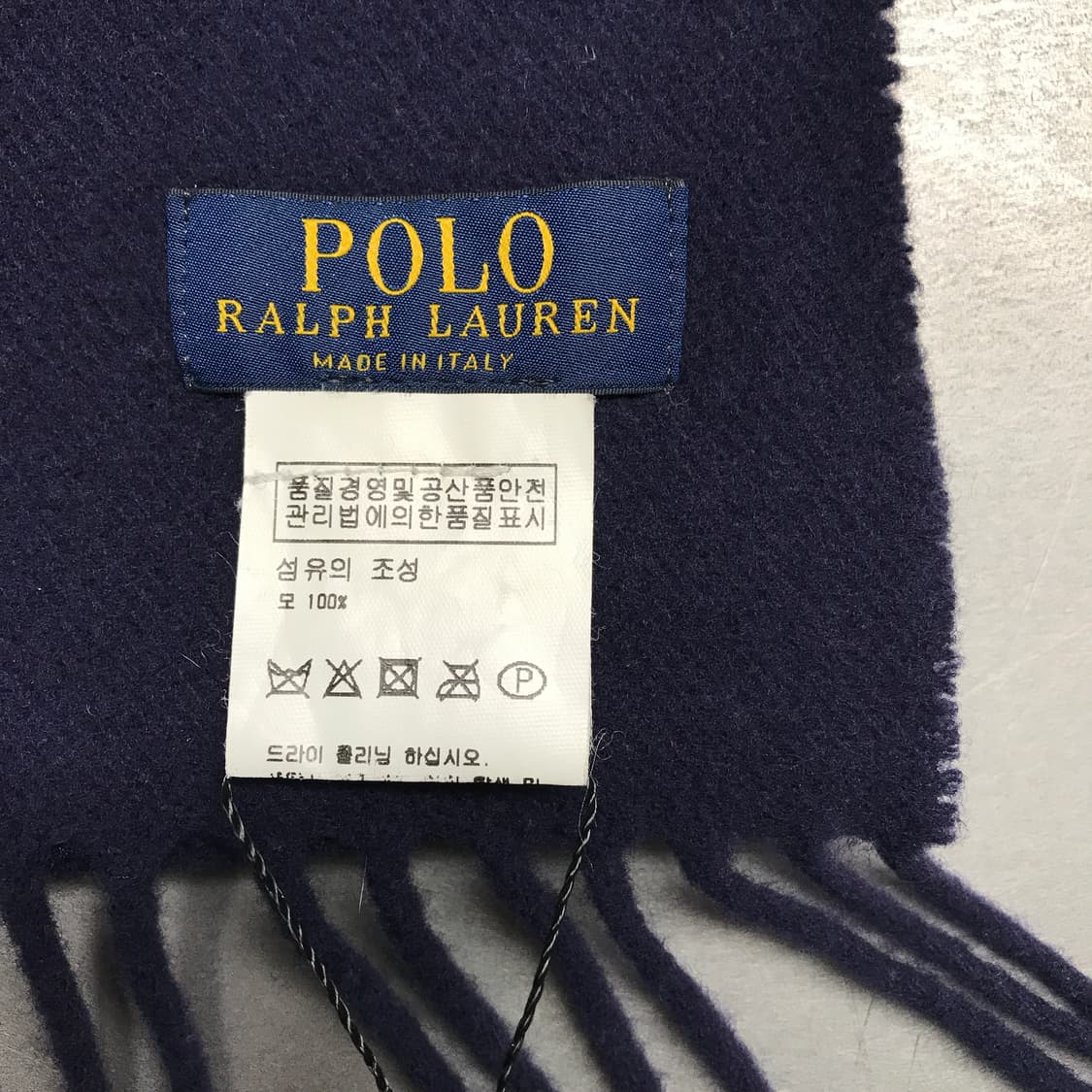 폴로 랄프로렌 머플러 네이비 상품이미지5