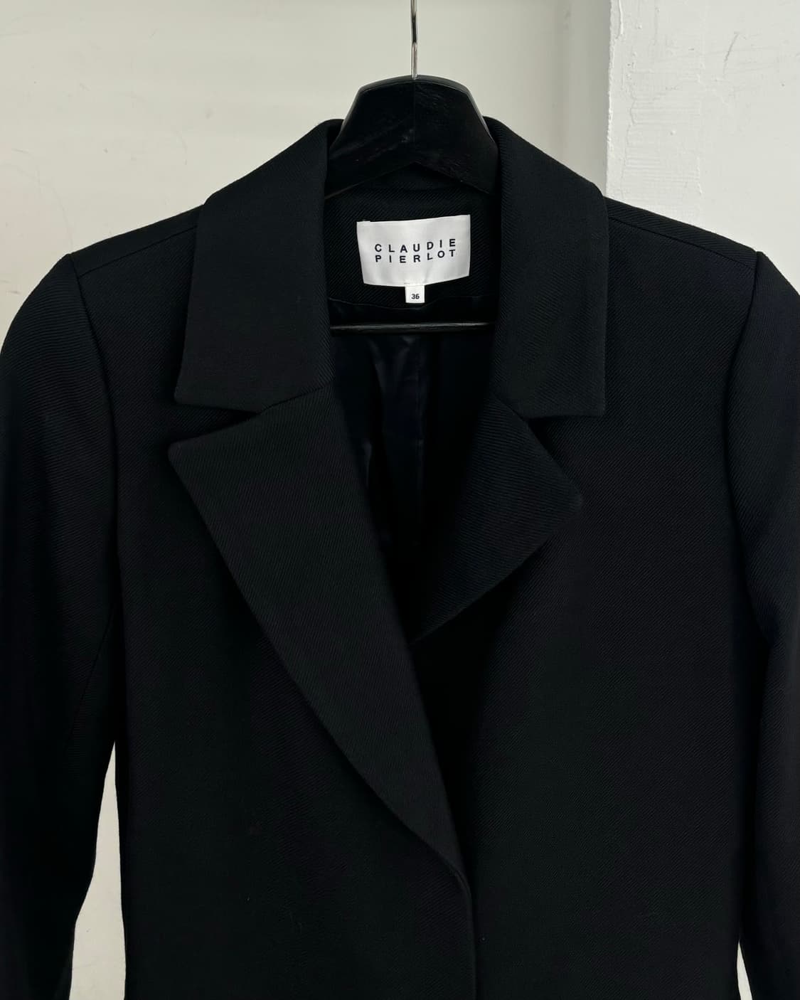 끌로디피에로 블랙 피코트 상품이미지2