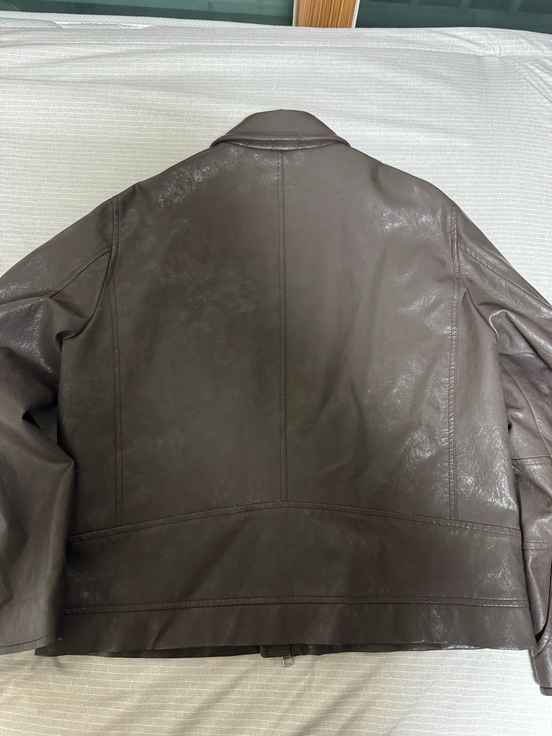 999휴머니티 레더자켓 브라운 1 상품이미지2