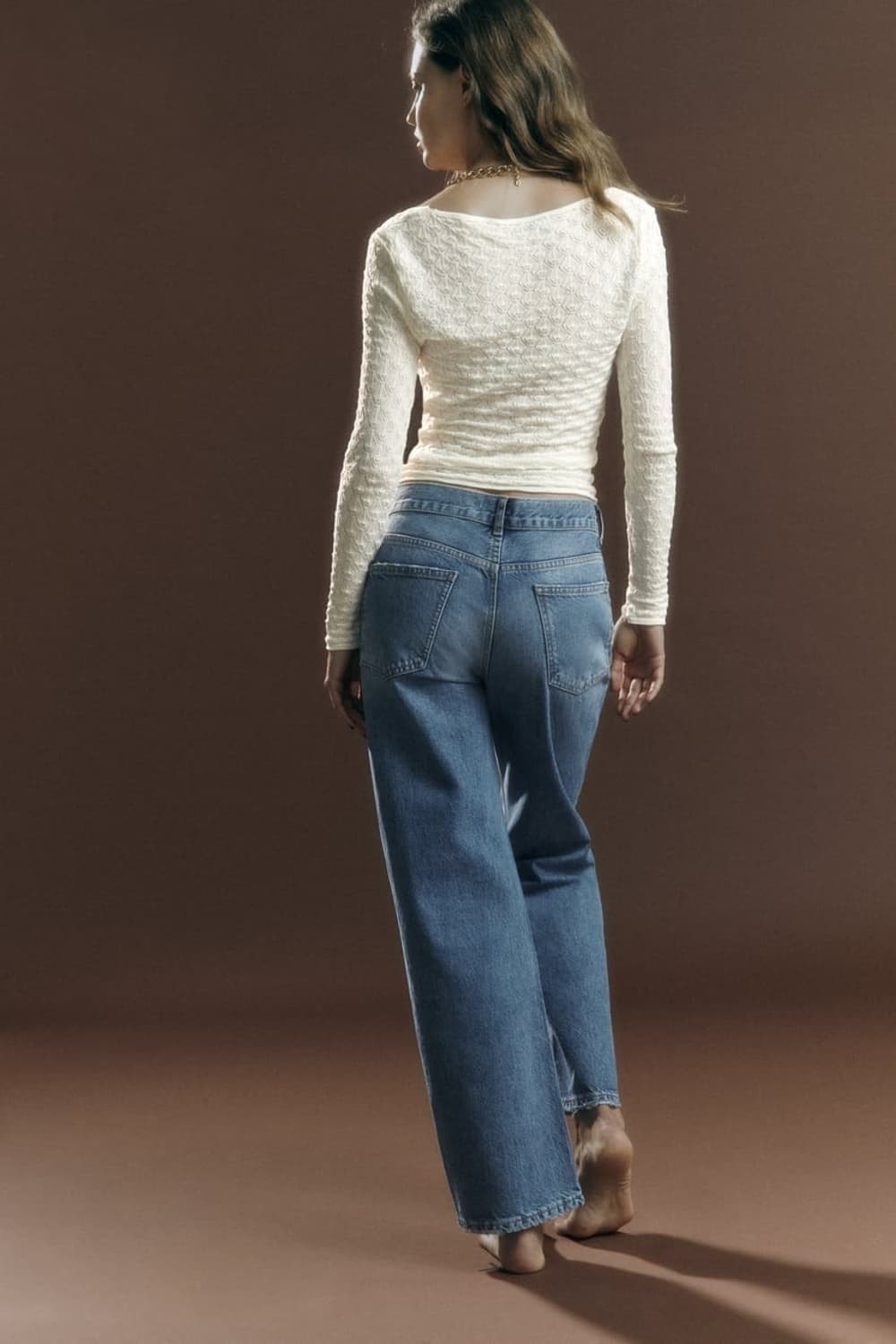 ZARA 자라 포인텔 니트 탑, 자라 크로셰 니트 탑 상품이미지7