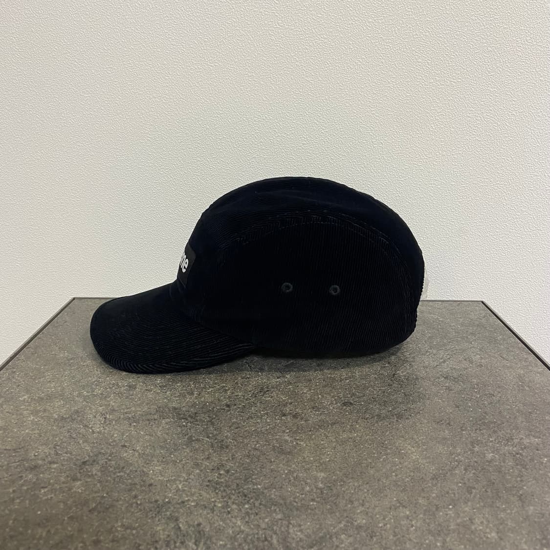 (OS) 슈프림 박스로고 캠프캡 모자 블랙 코듀로이 상품이미지3