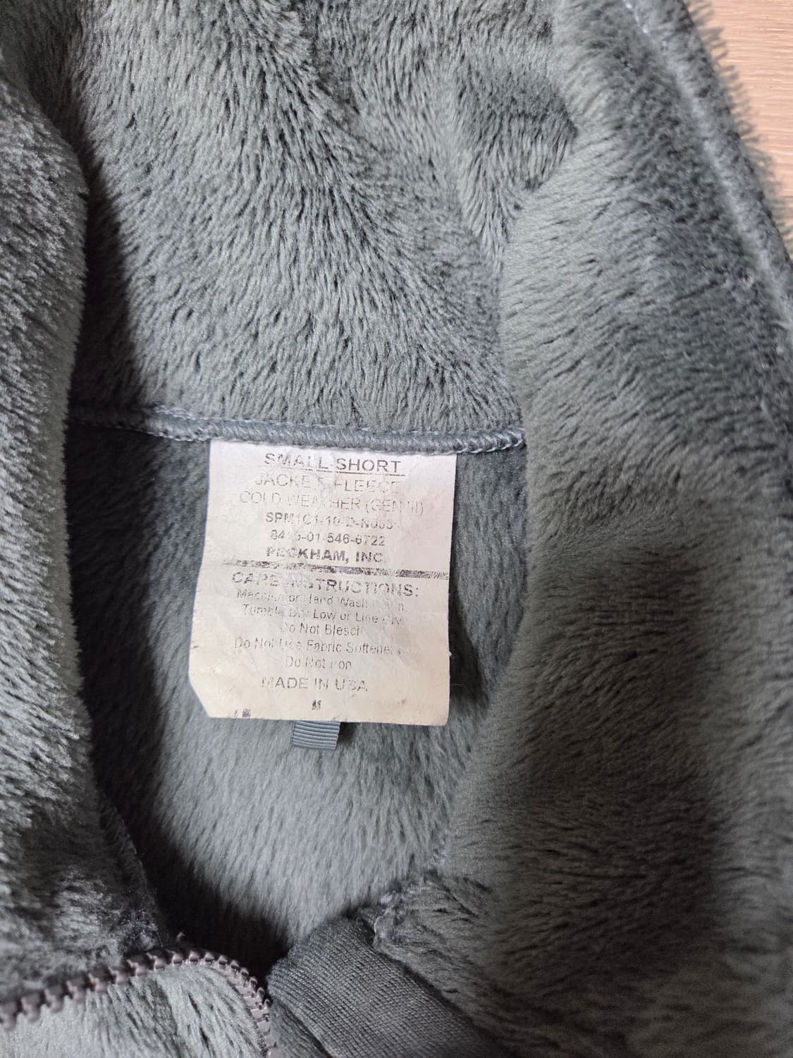 미군 ACU 레벨3 폴라텍 점퍼 S 상품이미지2