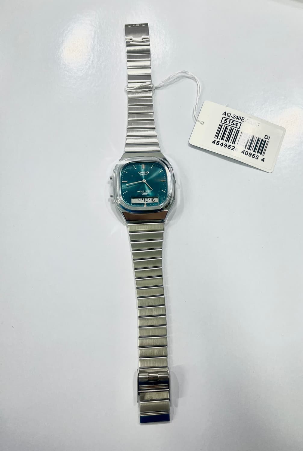 카시오 메탈 스퀘어 블루 시계 새상품 :) 상품이미지8