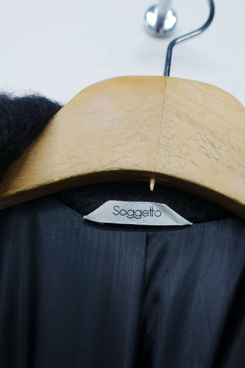 90's SEGGETTO 모헤어 울 코트 상품이미지9