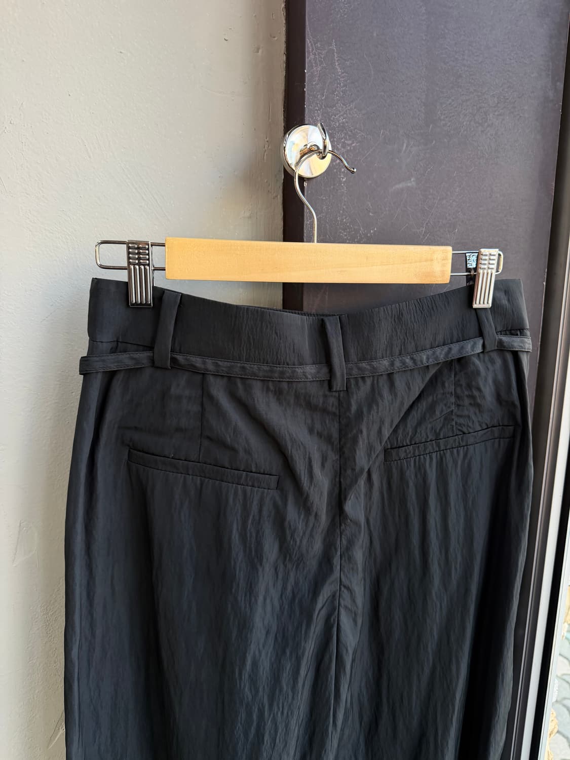 67/ 타임 25S/S 와이드 투턱 팬츠 상품이미지8