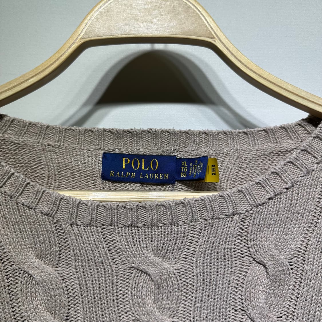 폴로 랄프로렌 케이블 니트 판매합니다 상품이미지4