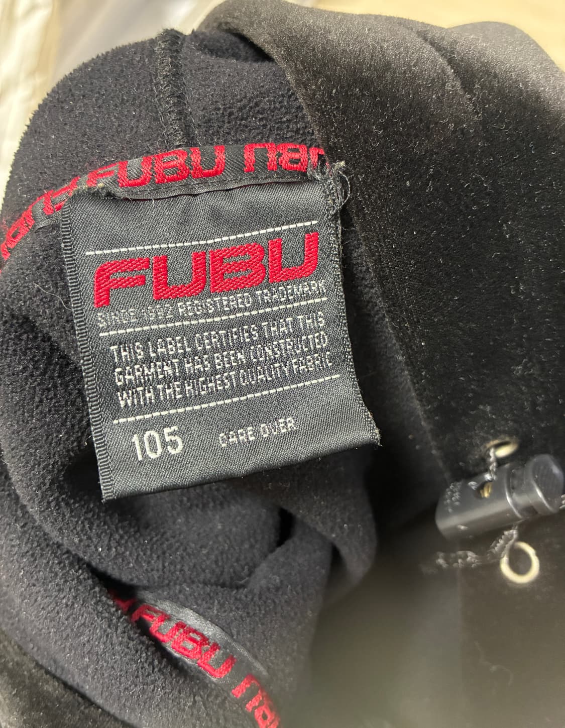 후부 벨벳 빅사이즈 후드집업 상품이미지3