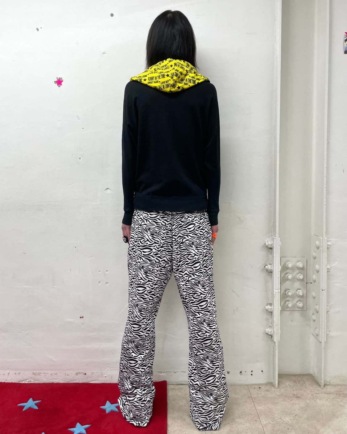 Yellow Star Hoodie Lettering Hoodie 상품이미지8