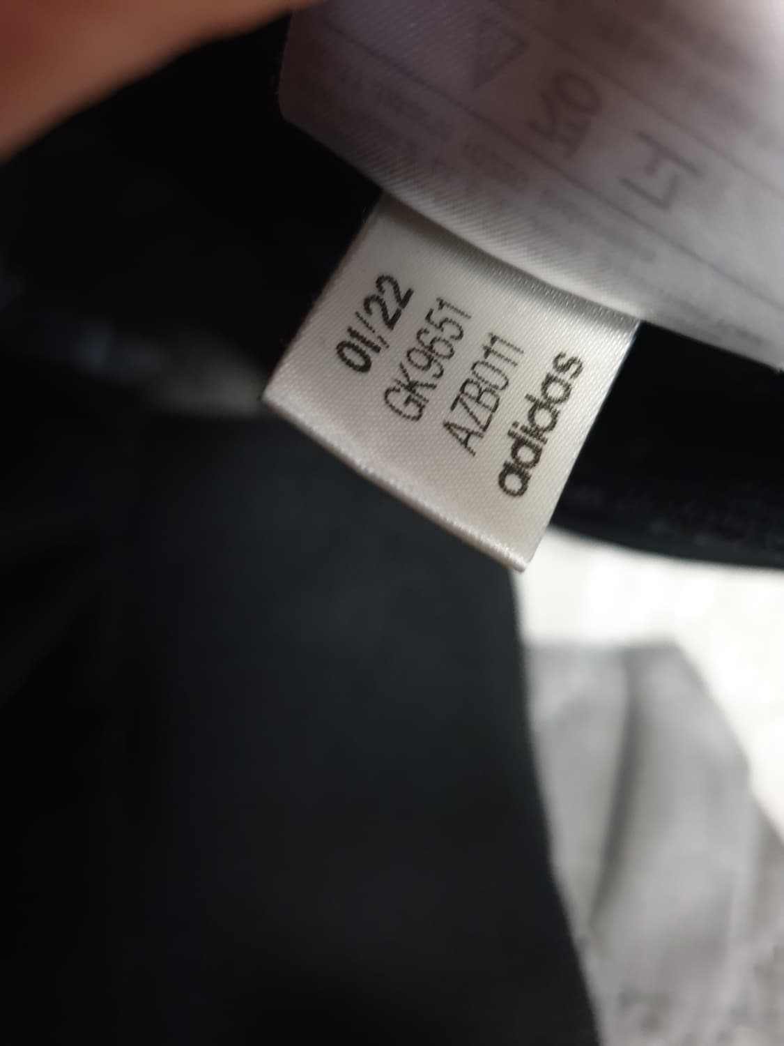 아디다스 3선 트랙탑 집업자켓 블랙 (XL). 상품이미지5