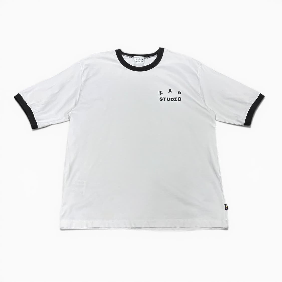 2XL 아이앱 스튜디오 이스테블리시드 화이트 링거 티셔츠 상품이미지1