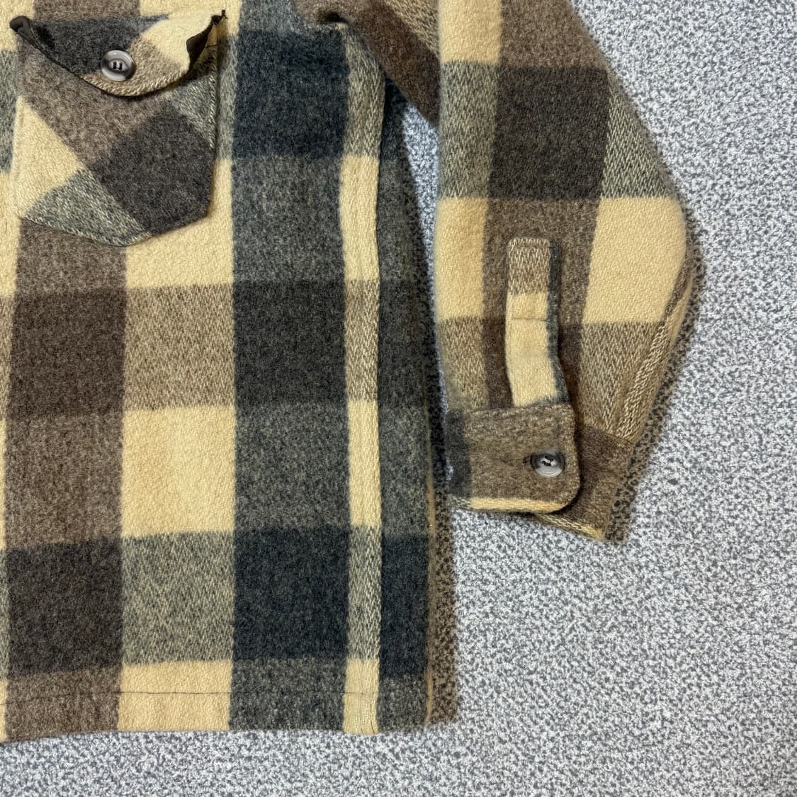 90s L.L. Bean 엘엘빈 울 셔츠 자켓 상품이미지4