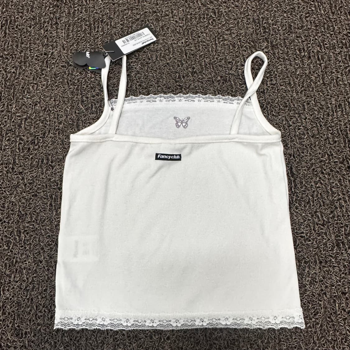 [새상품] Fancyclub 네스티팬시클럽 여성 레이스 끈 민소매 나시 상품이미지1