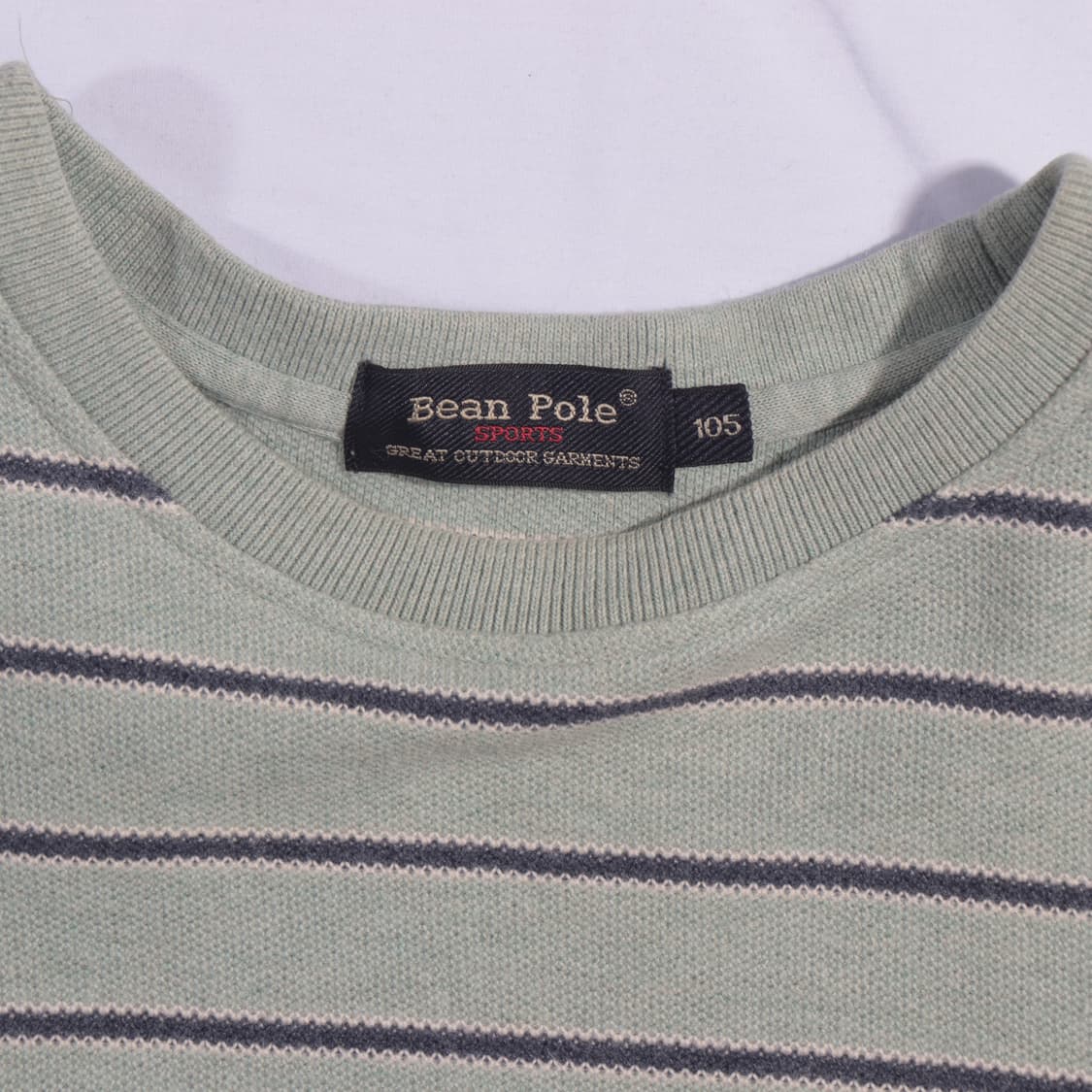 빈폴 자수로고 스트라이프 스웻셔츠 B126 상품이미지2