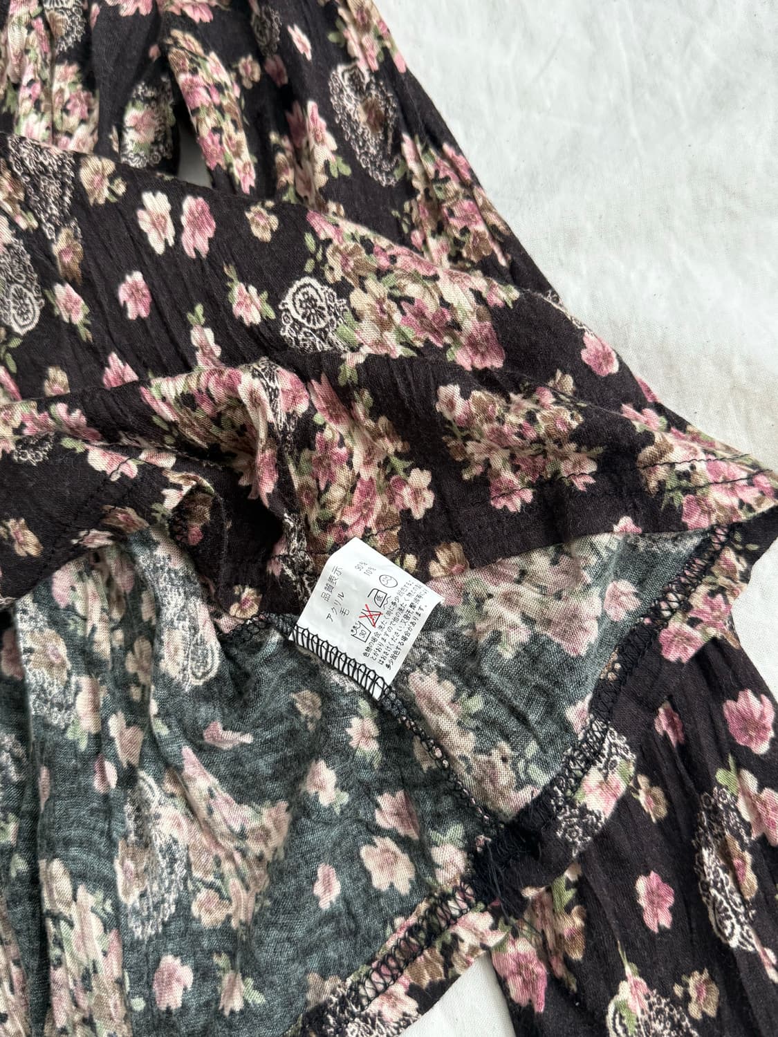 딥브라운 플로랄 페어리 탑 상품이미지8