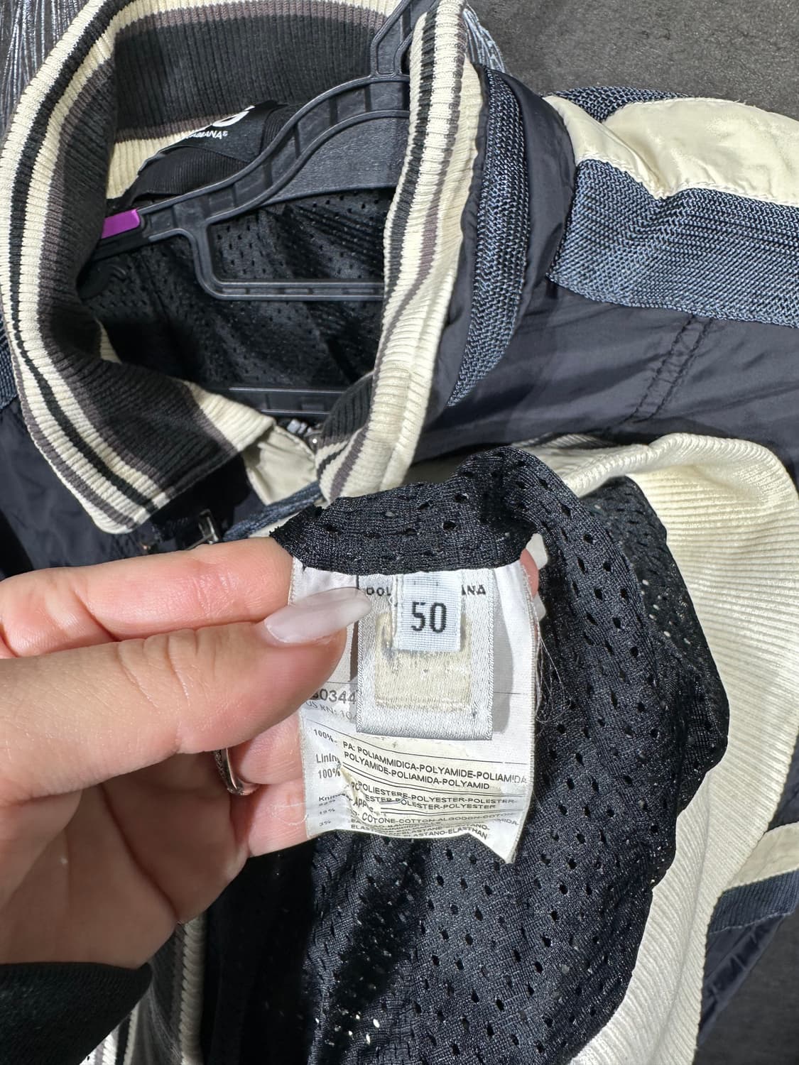 돌체 앤 가바나 00s 라이더 트랙 자켓 고딕 점퍼 M 상품이미지9