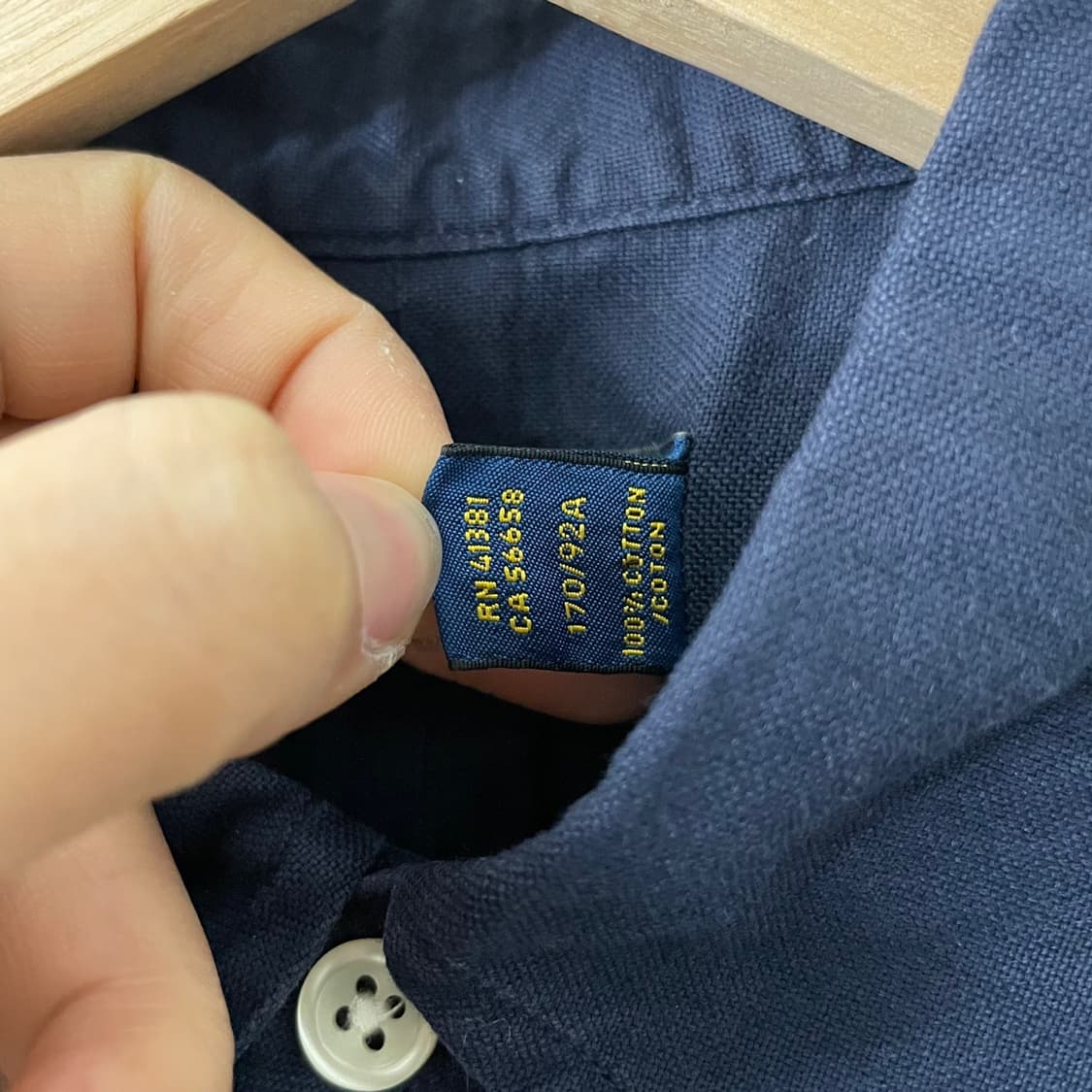 폴로 네이비 솔리드 셔츠 상품이미지6