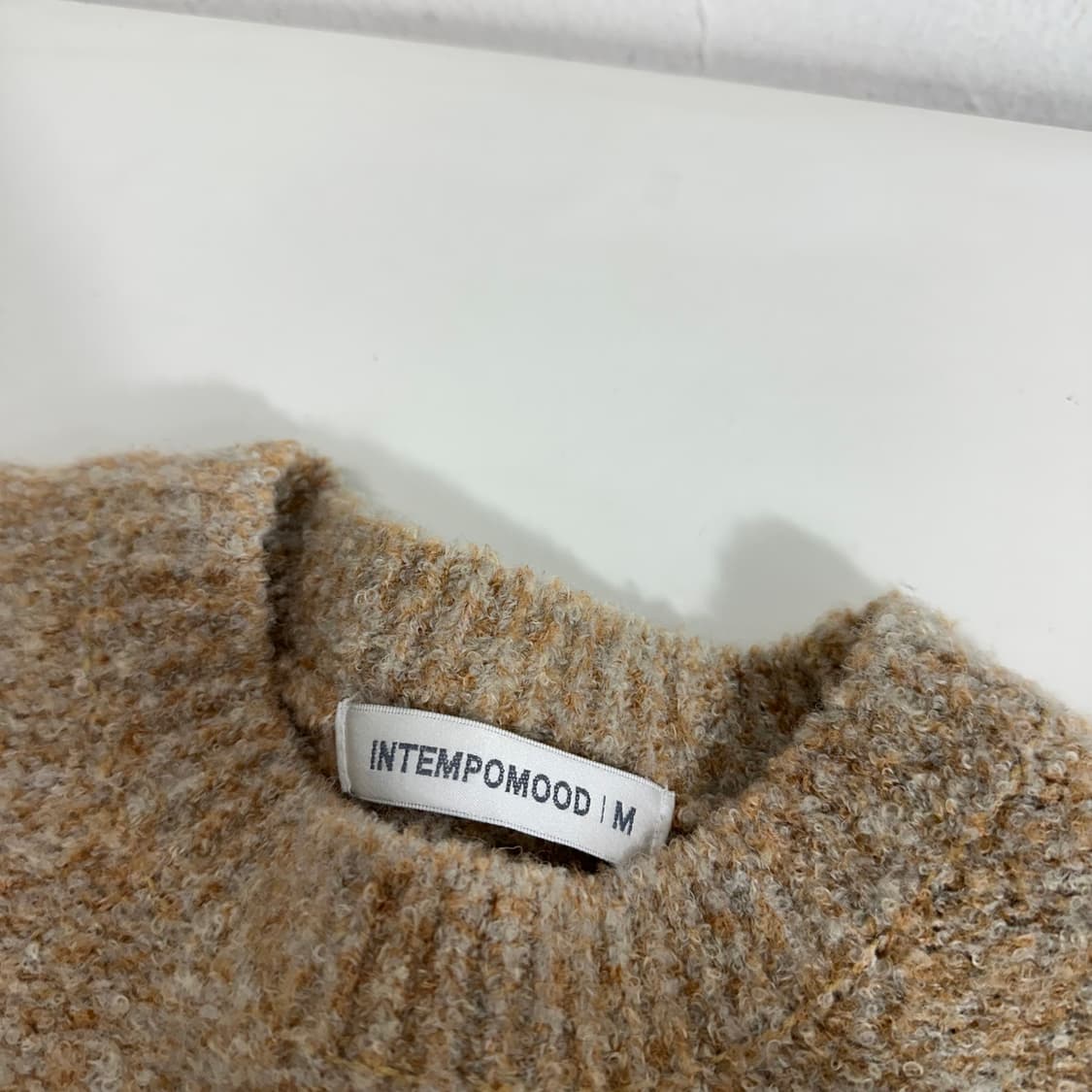 M 인템포무드 베이지 부클니트 상품이미지2