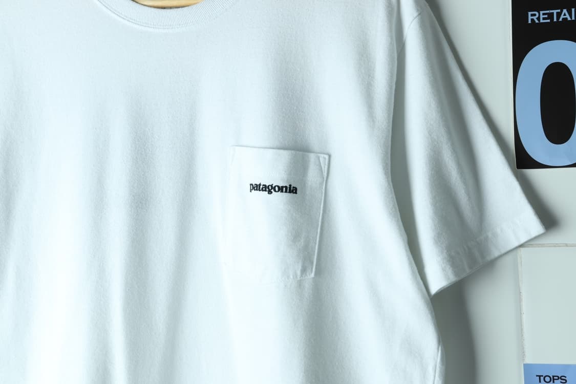 (L-XL) 파타고니아 반팔 티셔츠 원포켓 백프린팅 흰색-H32725 상품이미지5
