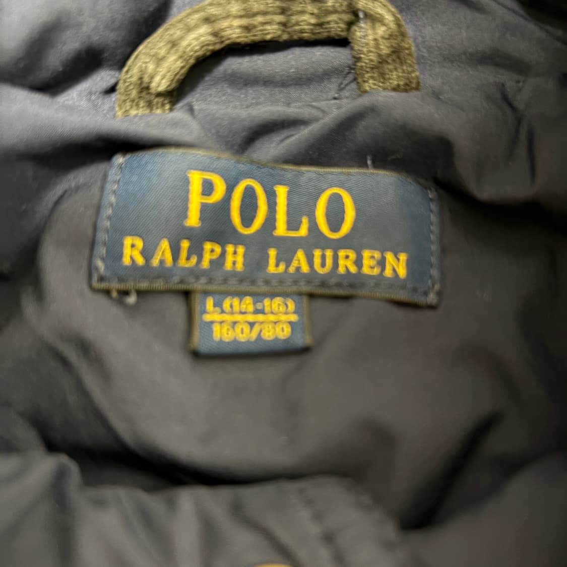 폴로 랄프로렌 레드 포니 네이비 퀄팅 자켓(Womens L) 상품이미지3