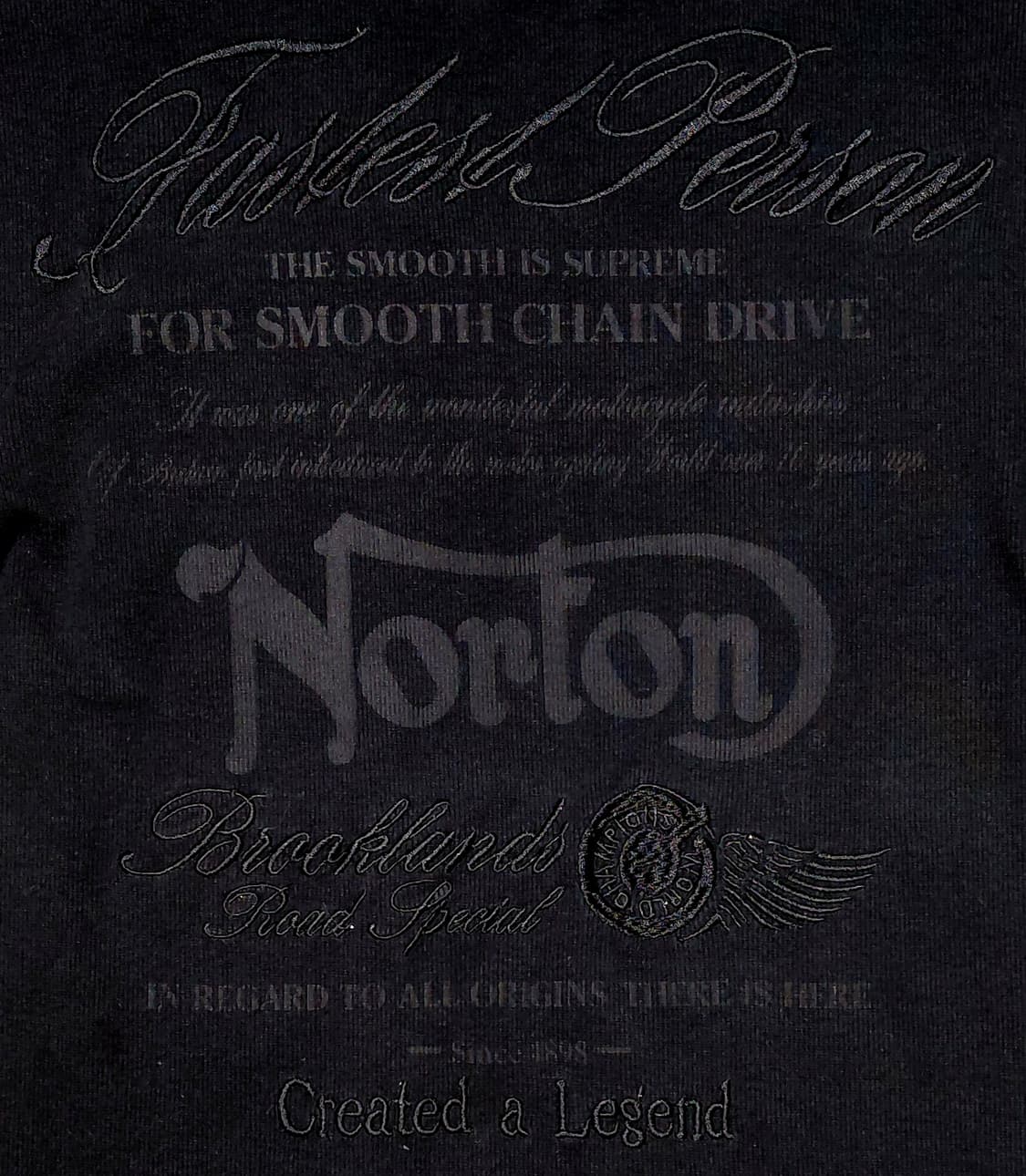 ​[M] Norton(노턴) 브리티시 모터사이클 자수 로고 반팔 티셔츠 상품이미지10