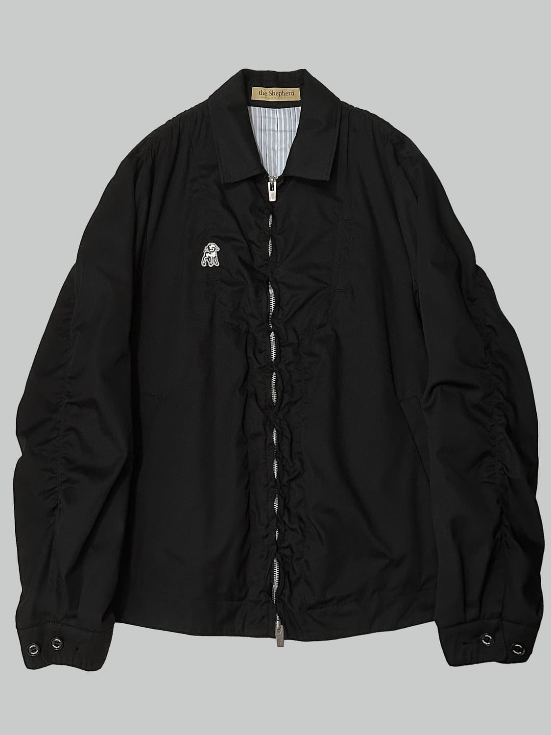 언더커버 셰퍼드 축융 퍼커링 자켓 블랙 상품이미지2