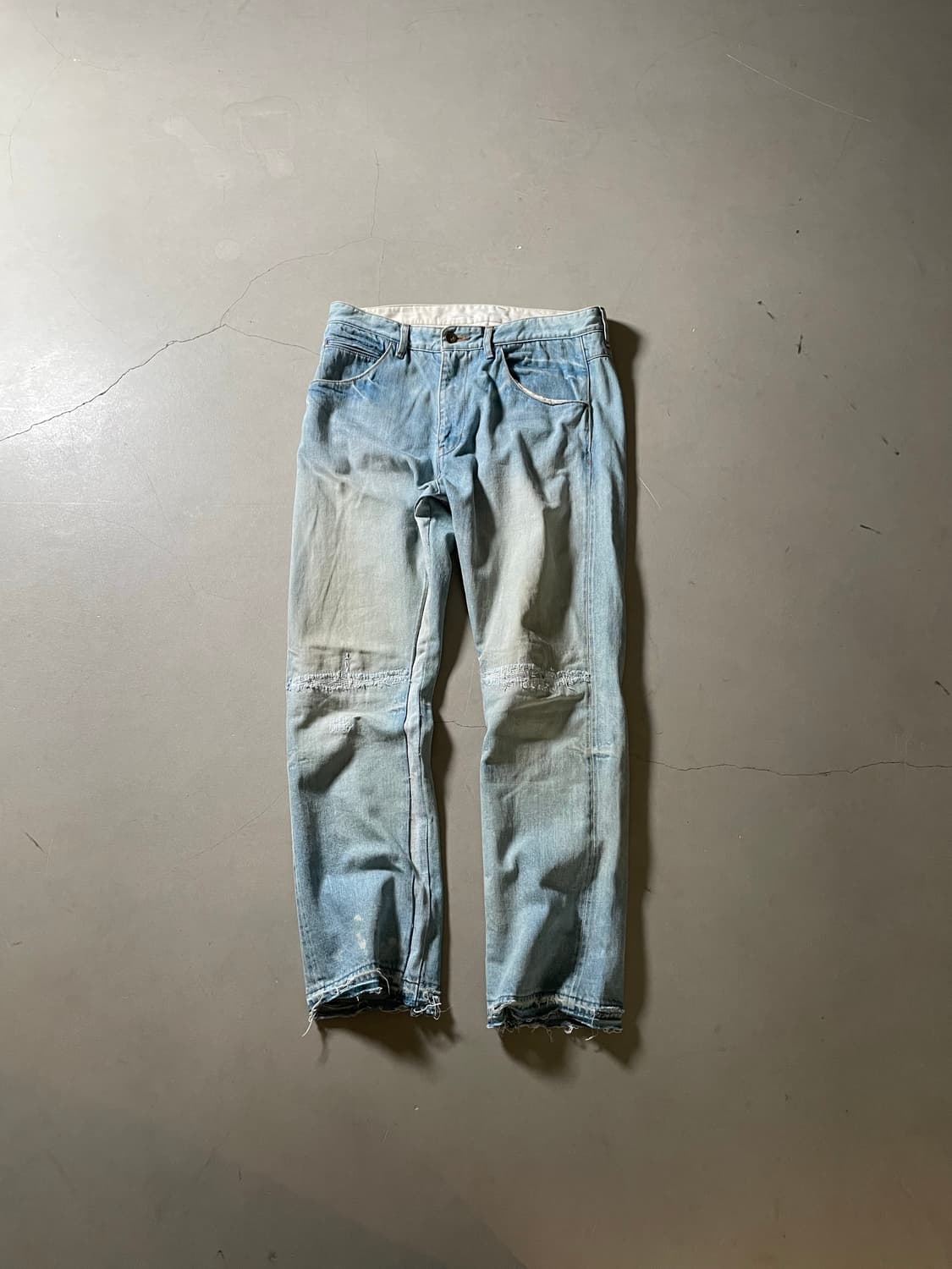 부후토 “데미지 데님 팬츠 상품이미지1