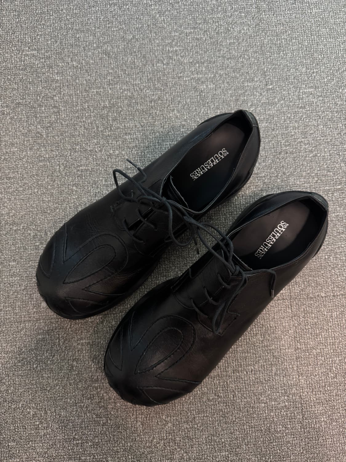 쏘유레슈어 써저리 SS001 블랙 더비슈즈 270 상품이미지6