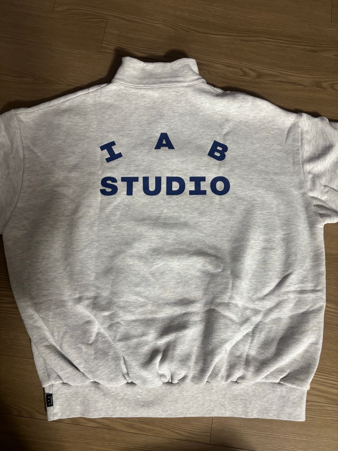 아이앱 스튜디오 하프 집업 풀오버 라이트 그레이 L 상품이미지2